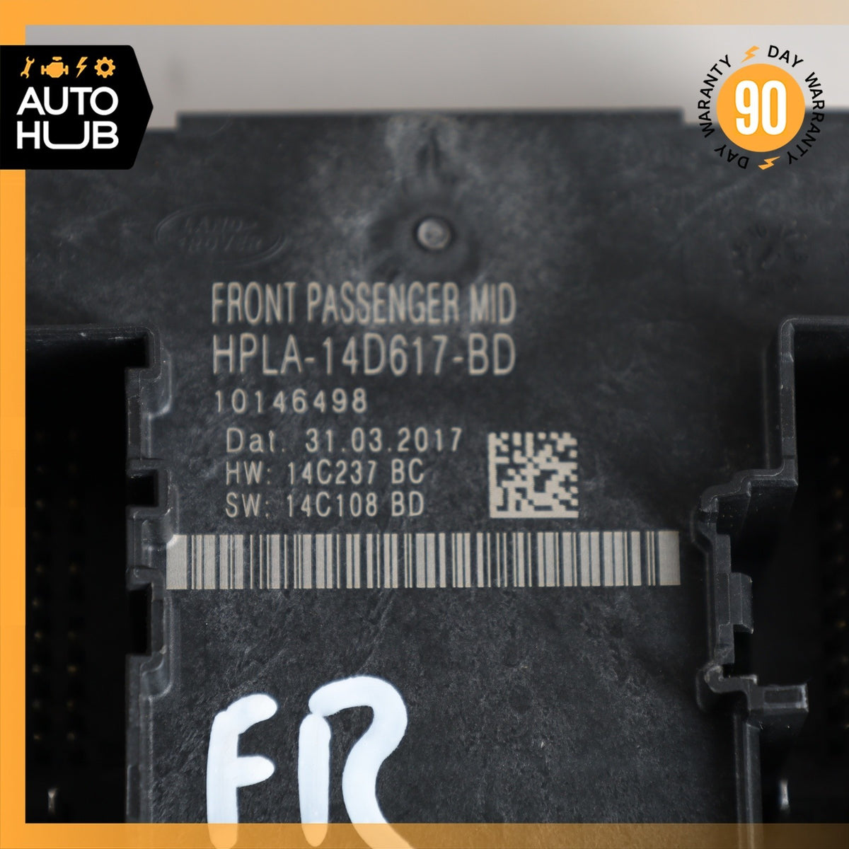 14-22 LR Range Rover L494 Front Right Passenger Side Door Control Module OEM - photo 3
