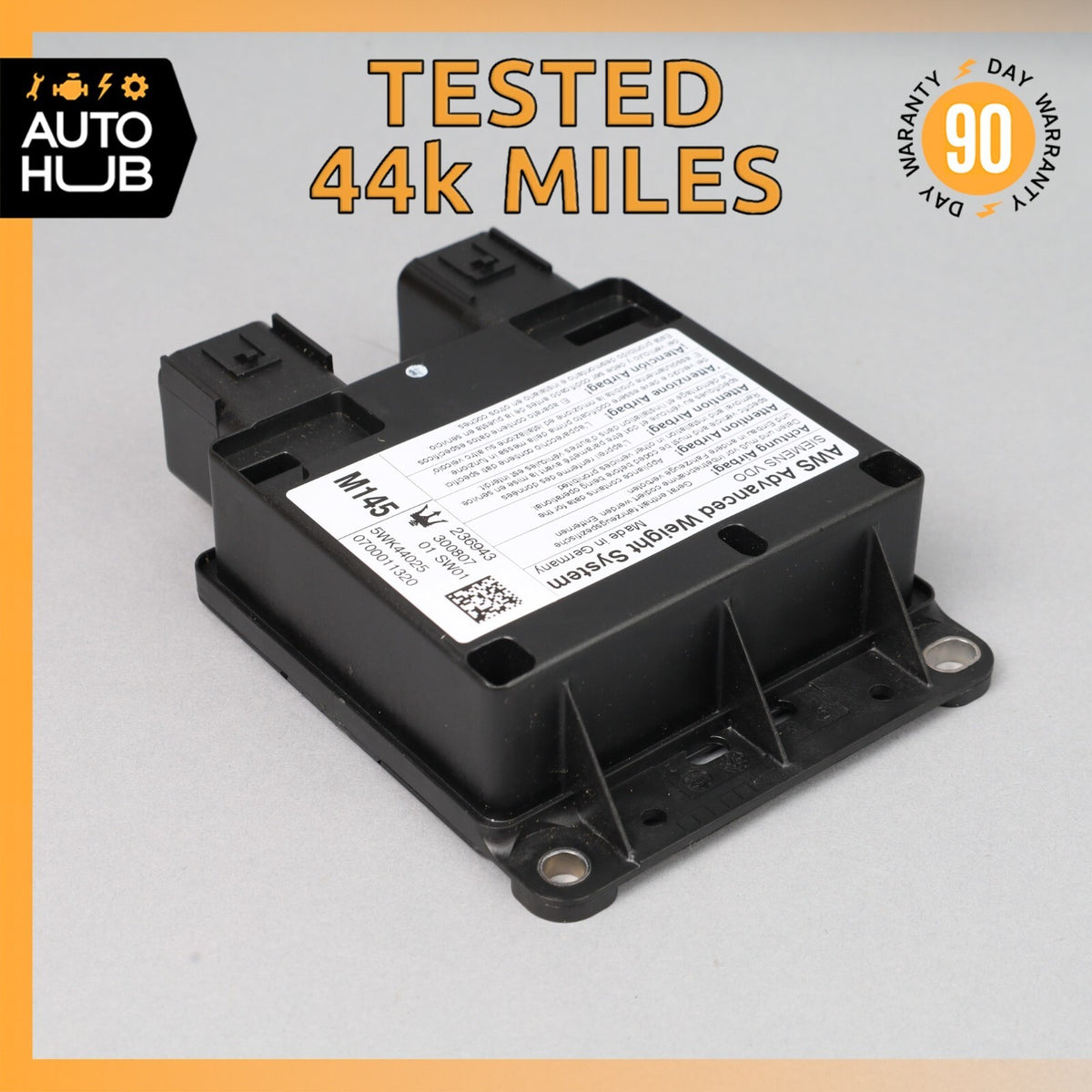 08-12 Maserati GranTurismo M145 AWS Advanced Weight System Control Module OEM - photo 1