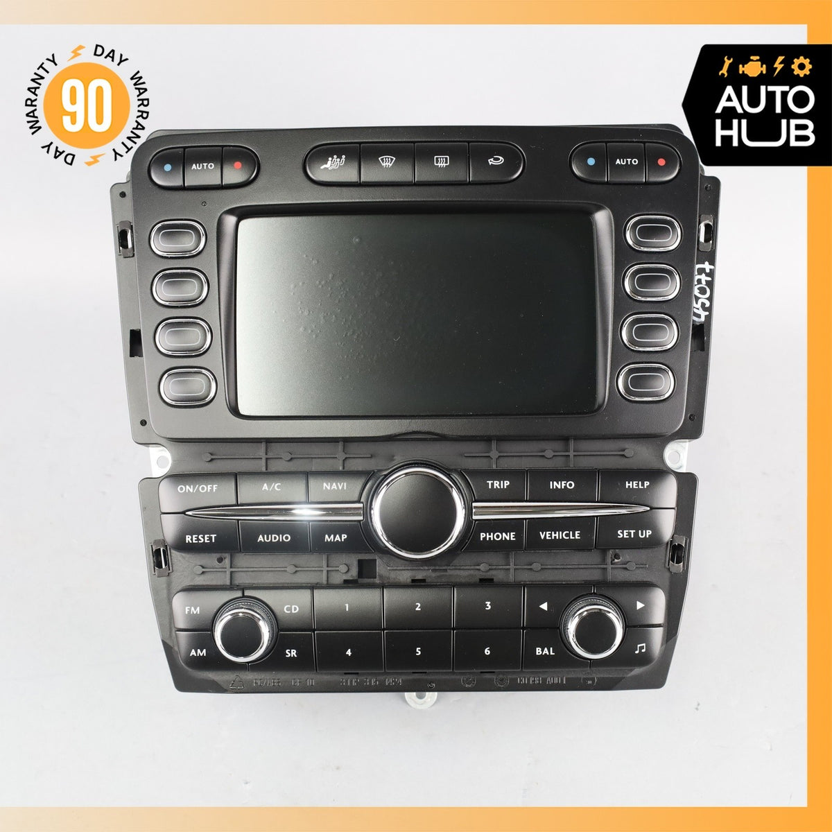 08-09 Bentley Continental GTC GT Command Head Unit Navigation Radio OEM 43k - photo 3