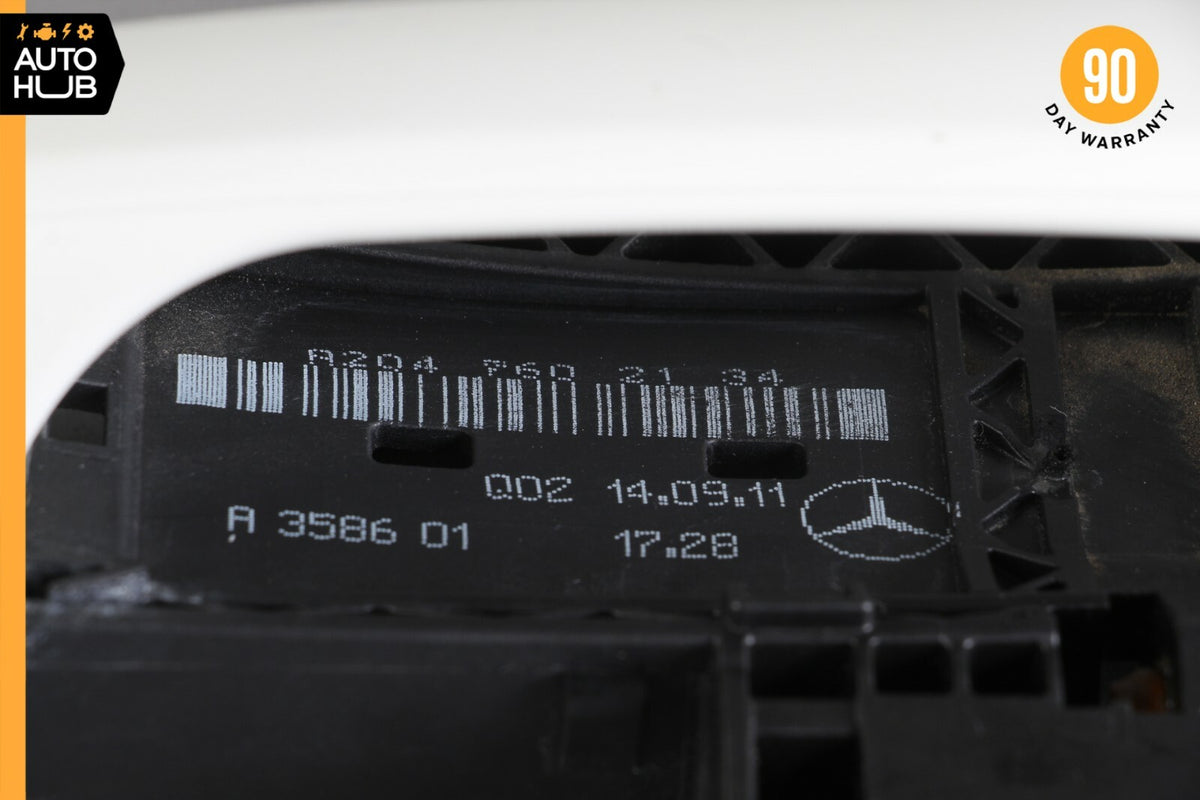 10-15 Mercedes X204 GLK350 GLK250 Rear Left Side Exterior Door Handle White OEM - photo 11