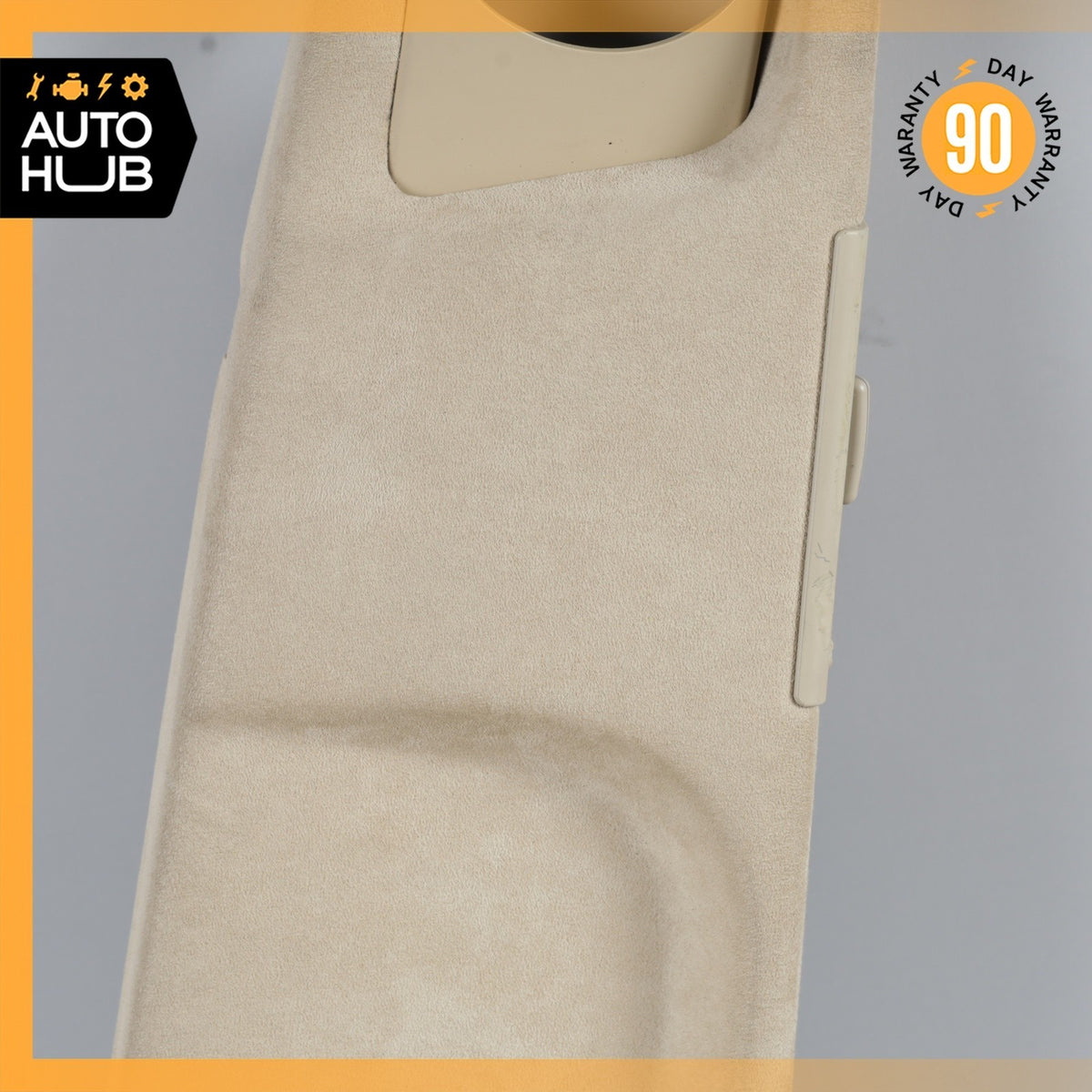 07-13 Mercedes W221 S600 S63 AMG Right Side B-Pillar Cover Trim Suede OEM - photo 4
