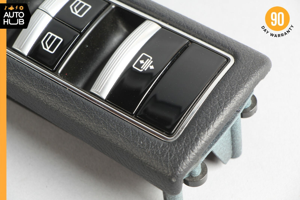 10-13 Mercedes W221 S550 S400 Rear Left Driver Window Control Switch Black OEM - photo 2