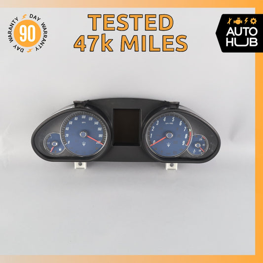 14-17 Maserati GranTurismo M145 Convertible 4.7L Instrument Cluster OEM 47k - photo 1