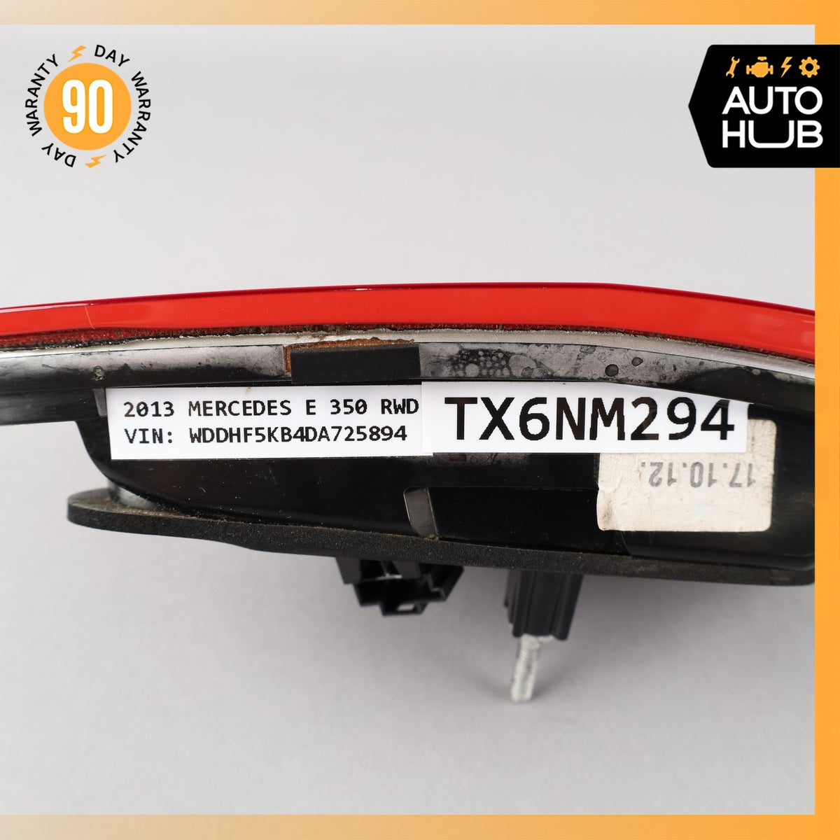 10-13 Mercedes W212 E350 E400 E550 Inner Tail Light Lamp Rear Left Side OEM - photo 13