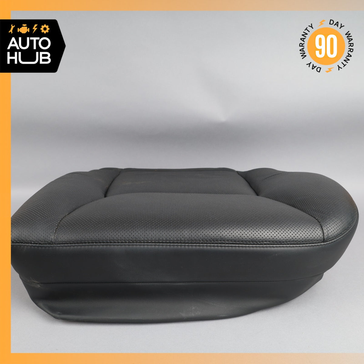 03-06 Mercedes W220 S600 Rear Left Side Lower Bottom Seat Cushion Black OEM - photo 9