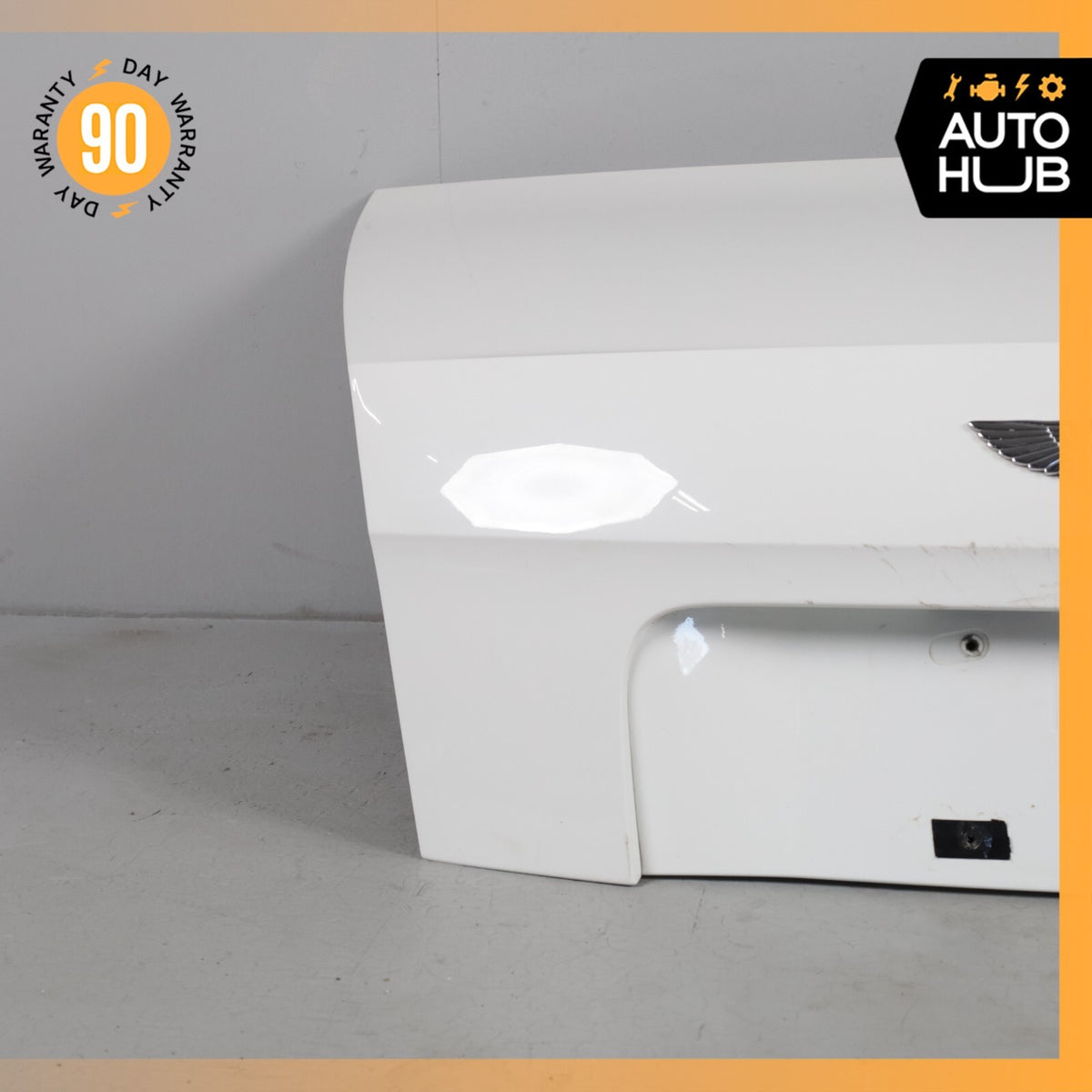 14-15 Bentley Flying Spur Trunk Lid Panel Assembly White OEM 44k - photo 12