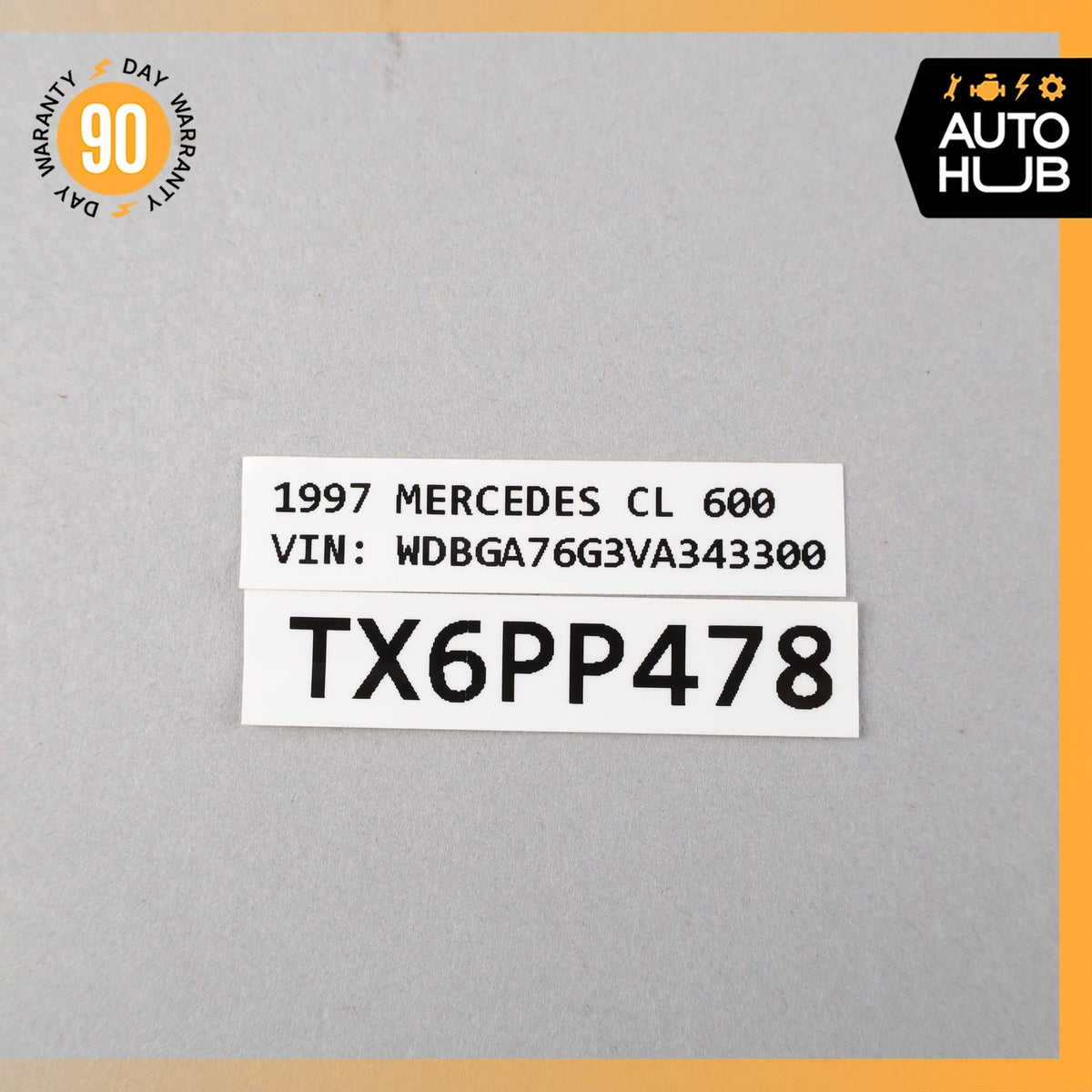 93-99 Mercedes W140 CL600 S500 Coupe Left Door Panel Lower Moulding Trim OEM - photo 20