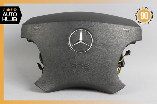 00-06 Mercedes W220 S430 CL500 Steering Wheel Air Bag Black 2204602498 OEM - photo 1