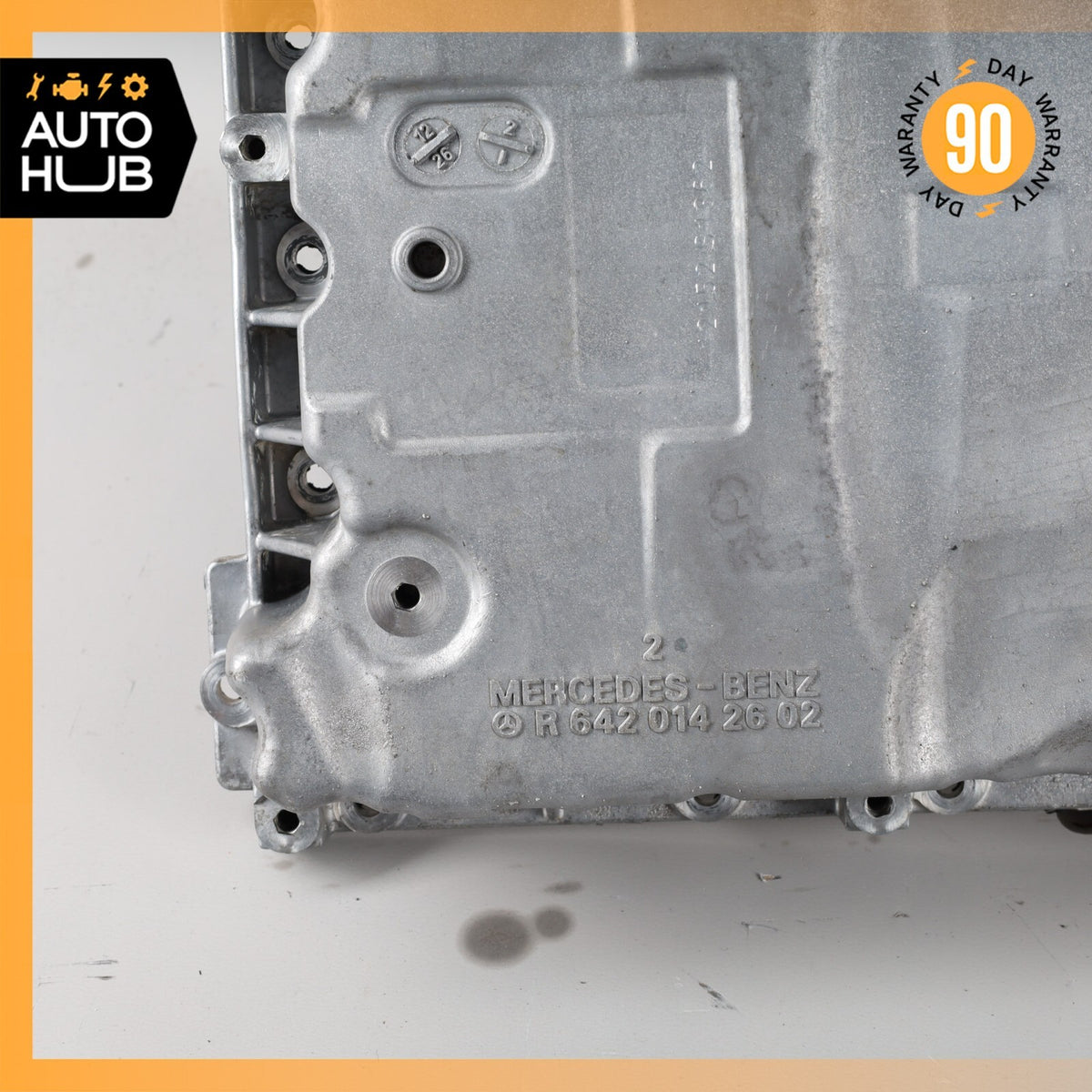 Mercedes W212 E350 Bluetec Diesel OM642 Engine Upper Oil Pan 6420142602 OEM 48k - photo 17
