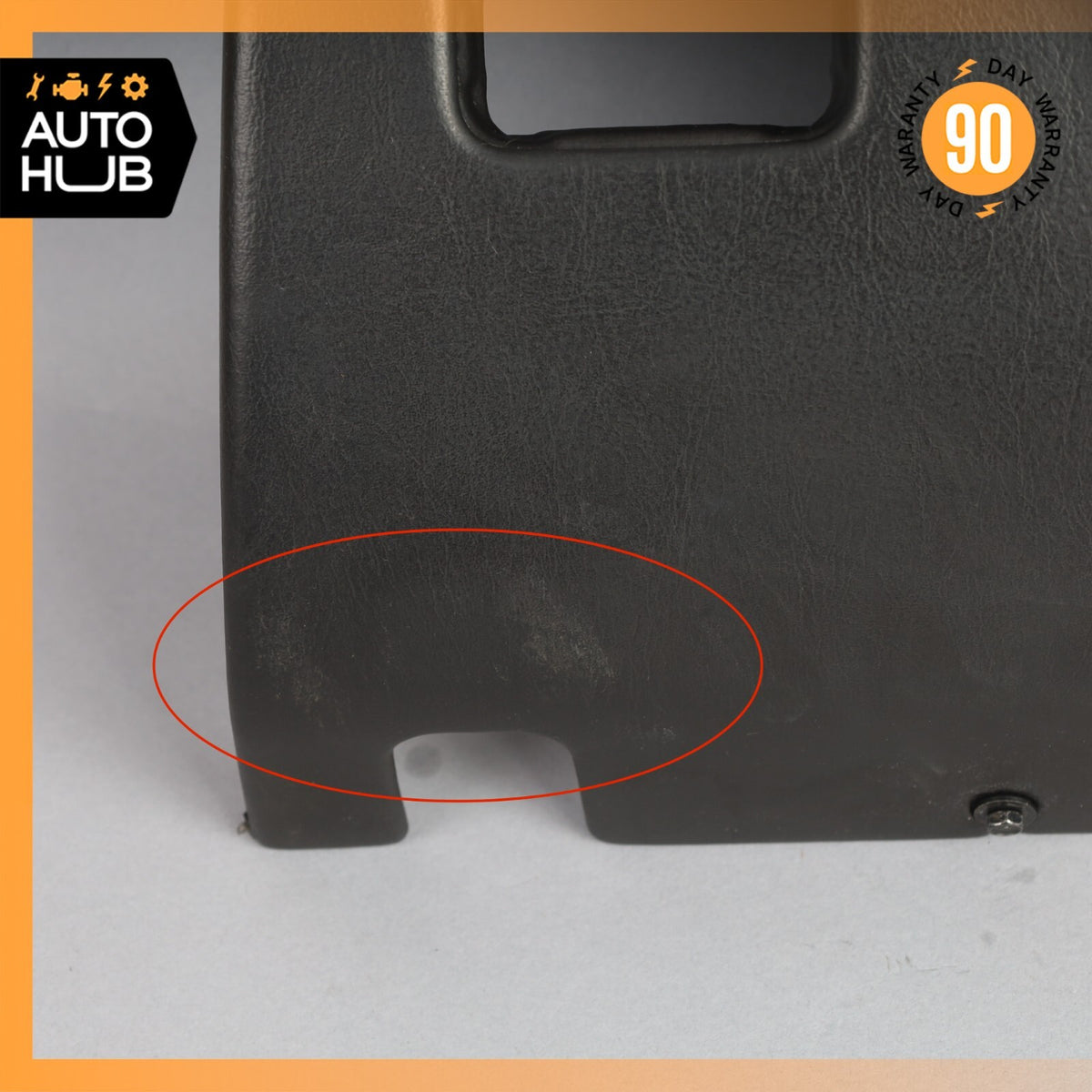 04-09 Cadillac XLR Dashboard Dash Left Side Lower Knee Trim Panel Black OEM - photo 4