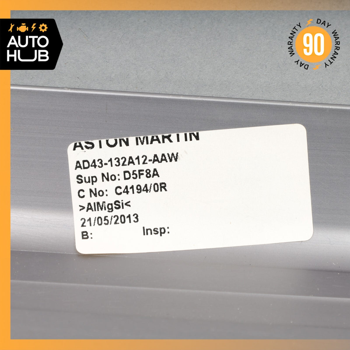 2012 Aston Martin Rapide Front Right Passenger Side Door Step Sill OEM 11k - photo 12