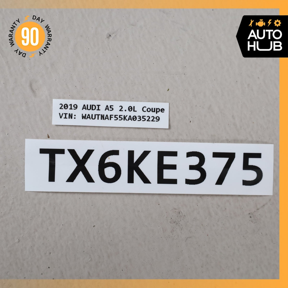 18-19 Audi B9 A5 S5 Right Side Skirt Rocker Panel Black OEM - photo 16