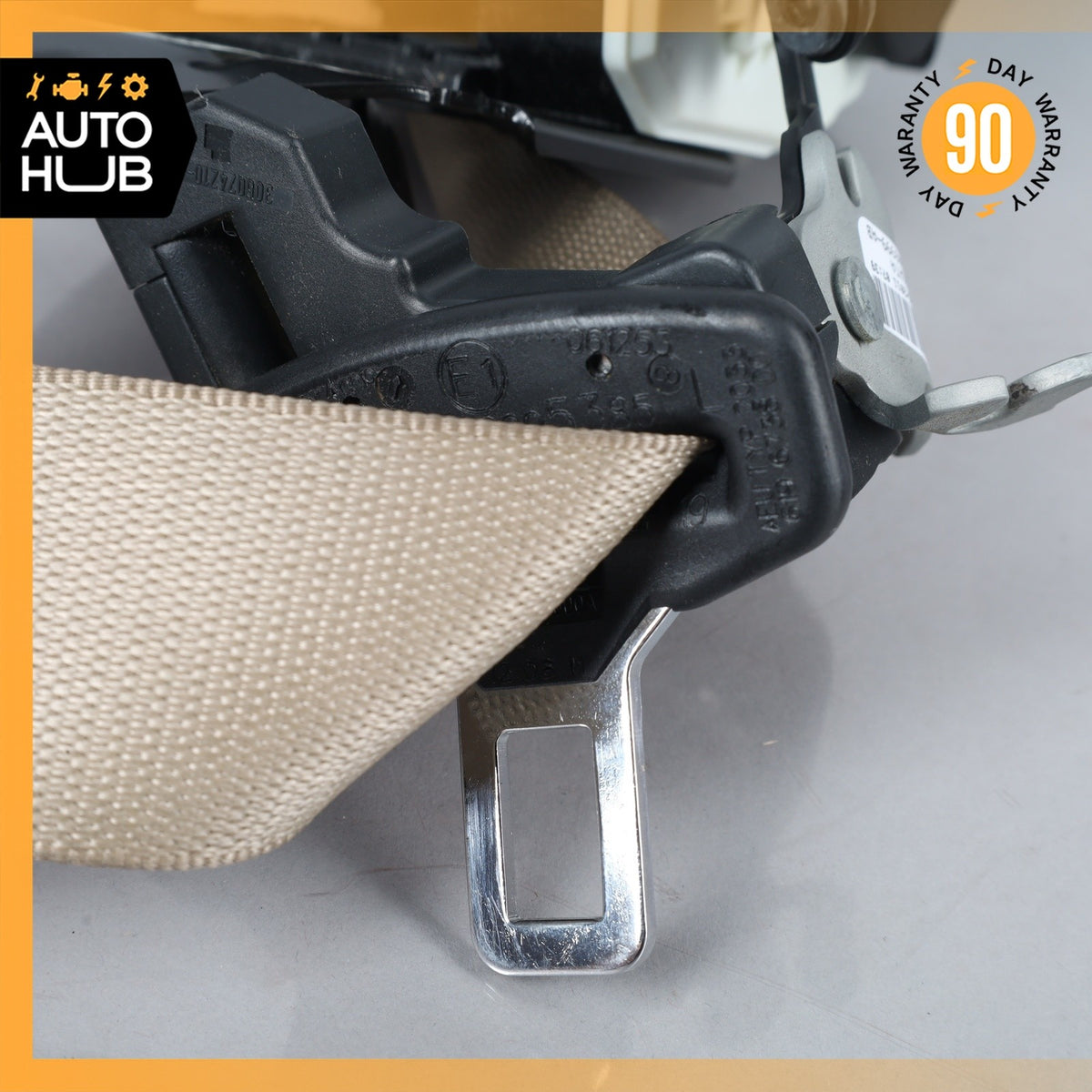 10-17 Mercedes W207 E350 E550 Front Left Driver Side Seat Belt Beige OEM 21k - photo 3