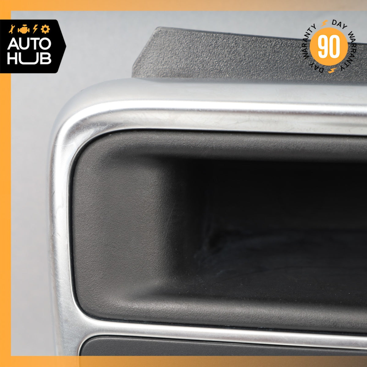 14-20 Mercedes W222 S550 Sedan Rear Center Console AC Air Vent Trim Black OEM - photo 6