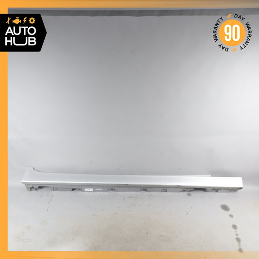 11-16 BMW F10 528i 550i Right Passenger Side Rocker Panel Side Skirt Silver OEM - photo 1