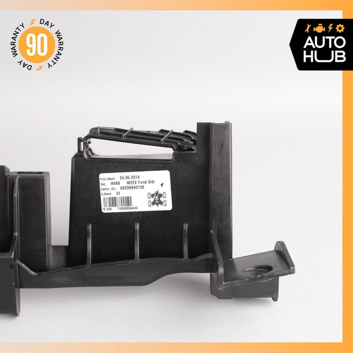 14-20 Mercedes W222 S600 S550 S560 Rear Left Side Shelf Deck Panel Bracket OEM - photo 11