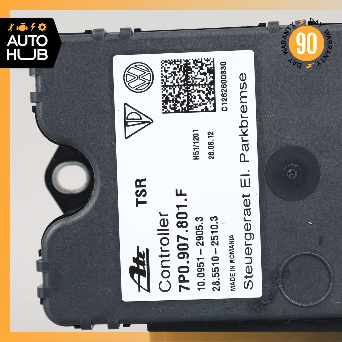 11-18 Porsche Cayenne 958 Electronic Parking Brake Control Module 7P0907801F OEM - photo 7
