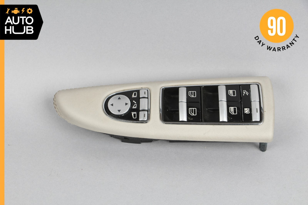 10-14 Mercedes W221 S400 CL63 Left Driver Master Window Switch Control Nappa OEM - photo 1