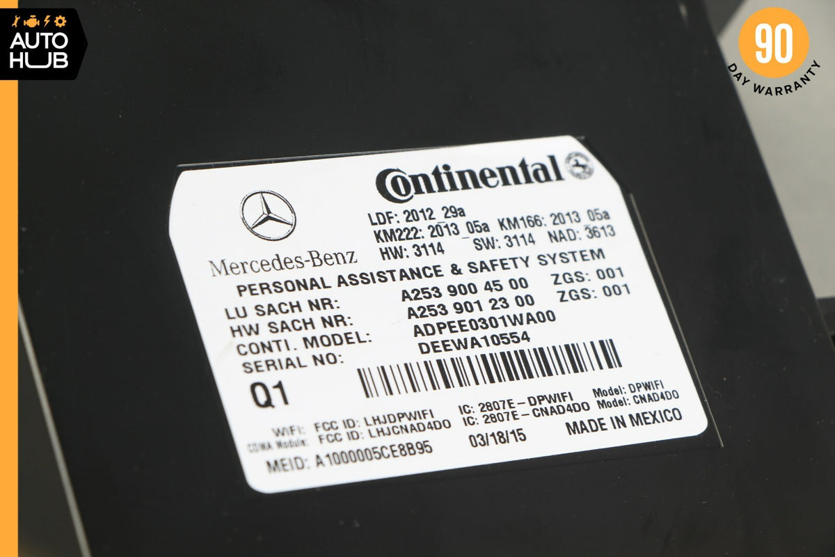 15-17 Mercedes W212 E400 CLS550 E350 Tele Aid Control Module 2539004500 OEM 39k - photo 7