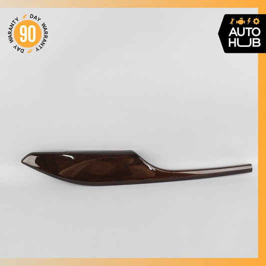 11-18 Audi D4 A8 Rear Left Seat Center Console Trim Cover Wood OEM - photo 1