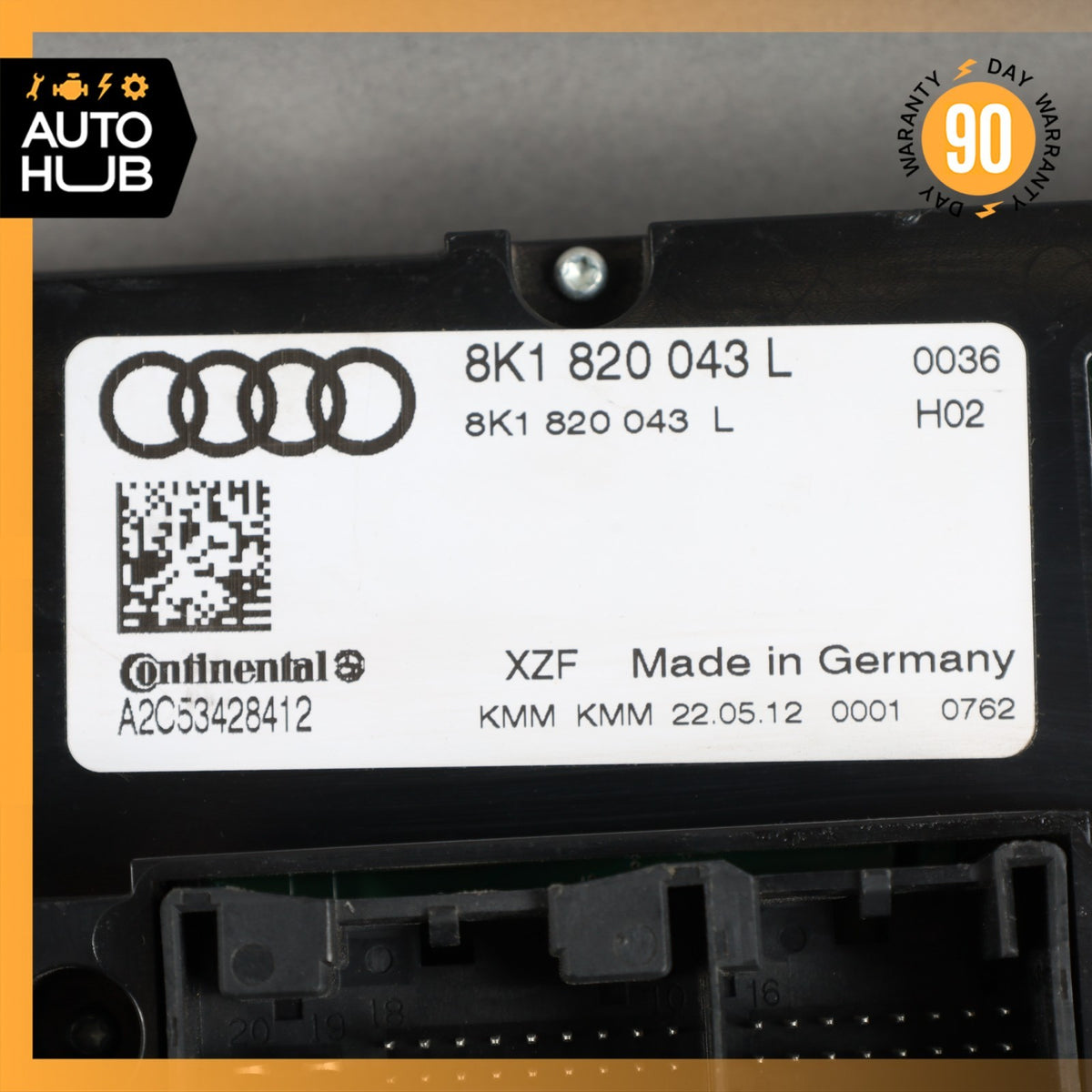 Audi B8 A4 Dash A/C AC Climate Control Heated Seat Panel Switch 8K1820043L OEM - photo 13