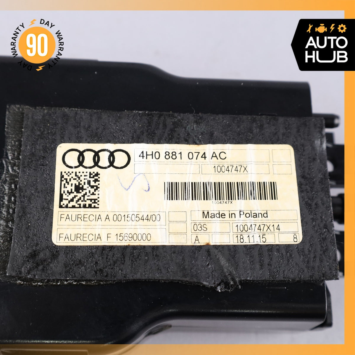 Audi D4 A8L A8 S8 Front Left or Right Seat Air Pump 4H0881074AC OEM - photo 9