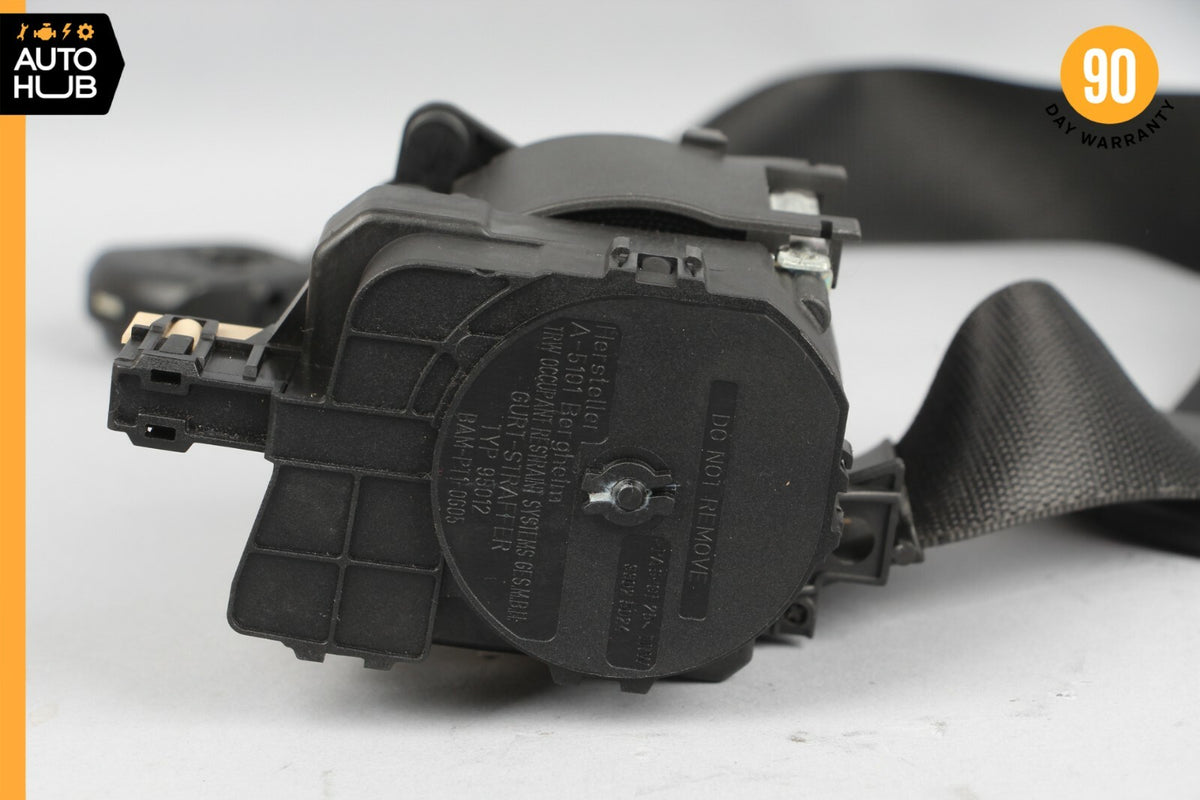 07-10 Mercedes W216 CL550 CL63 AMG Front Right Passenger Seat Belt Black OEM - photo 2