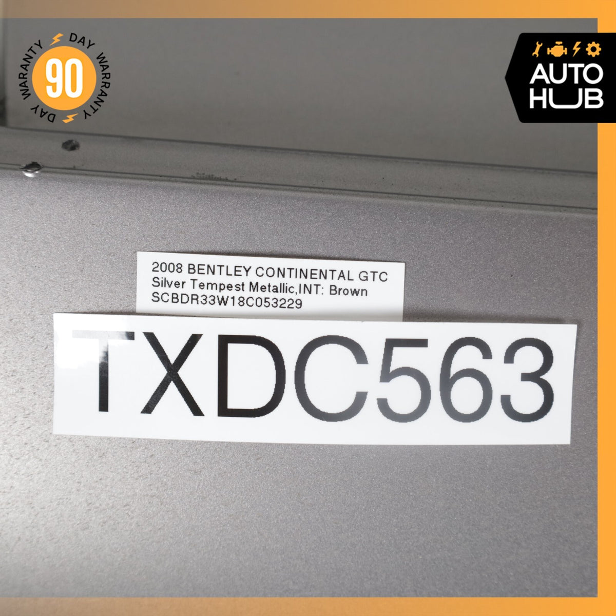 07-11 Bentley Continental GTC Left Driver Side Skirt Rocker Panel Silver OEM 46k - photo 12