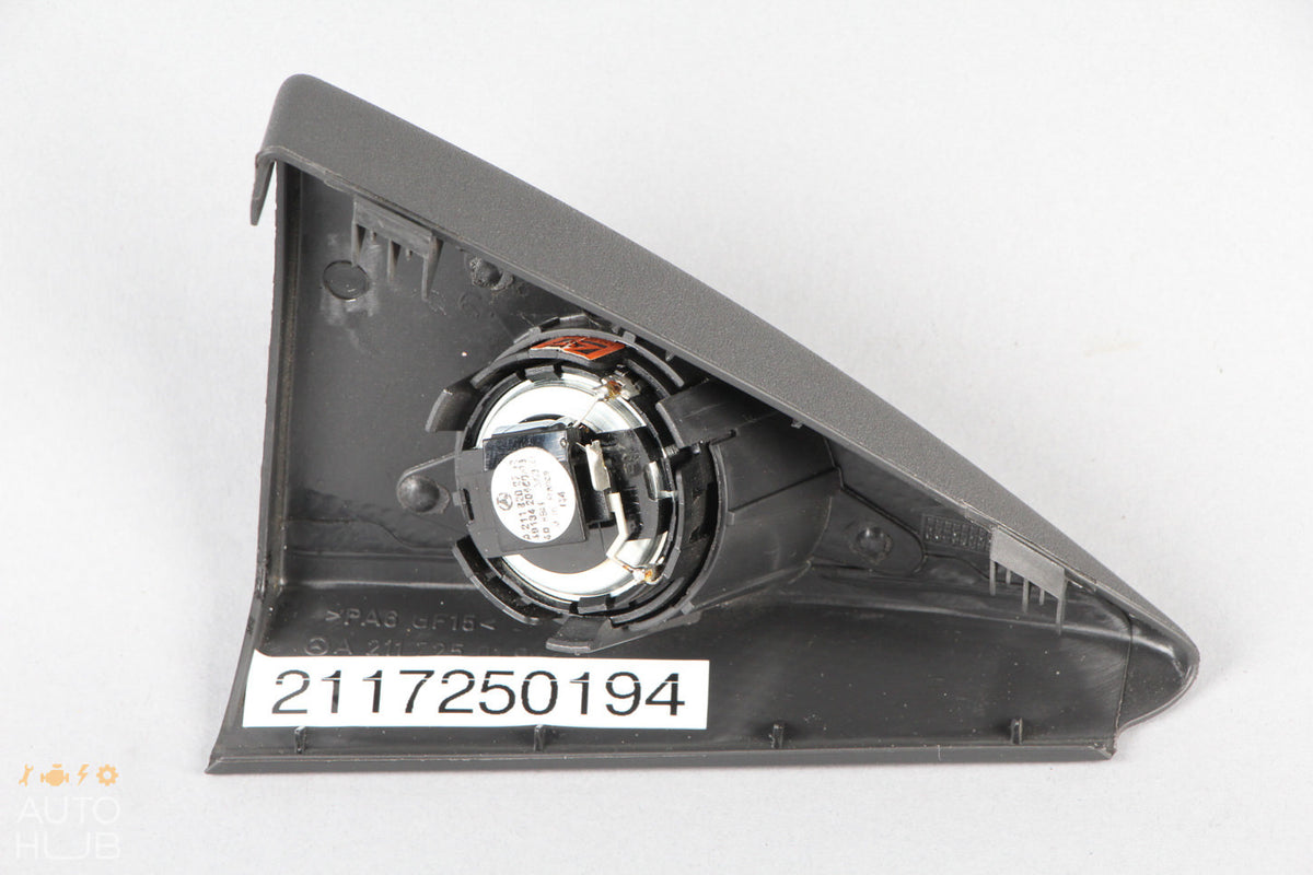 03-09 Mercedes W211 E320 E550 E500 Tweeter Speaker Cover Front Left Black OEM - photo 9
