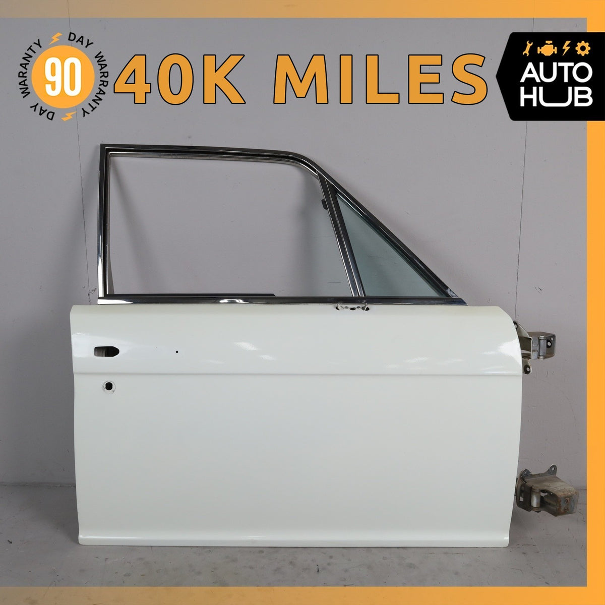81-89 Rolls Royce Silver Spur Mulsanne Front Right Side Door Shell White OEM 40k - photo 1