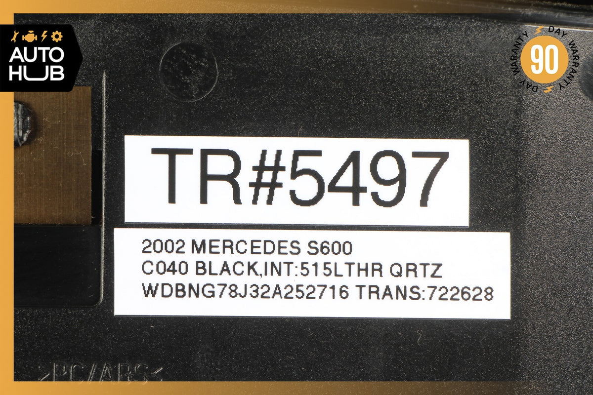 00-06 Mercedes W220 S600 S55 AMG Center Console Ash Tray Ashtray Compartment OEM - photo 12