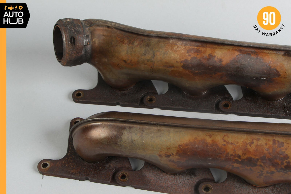 07-11 Mercedes W216 CL550 S550 5.5 V8 Exhaust Manifold Left & Right Set of 2 OEM - photo 3