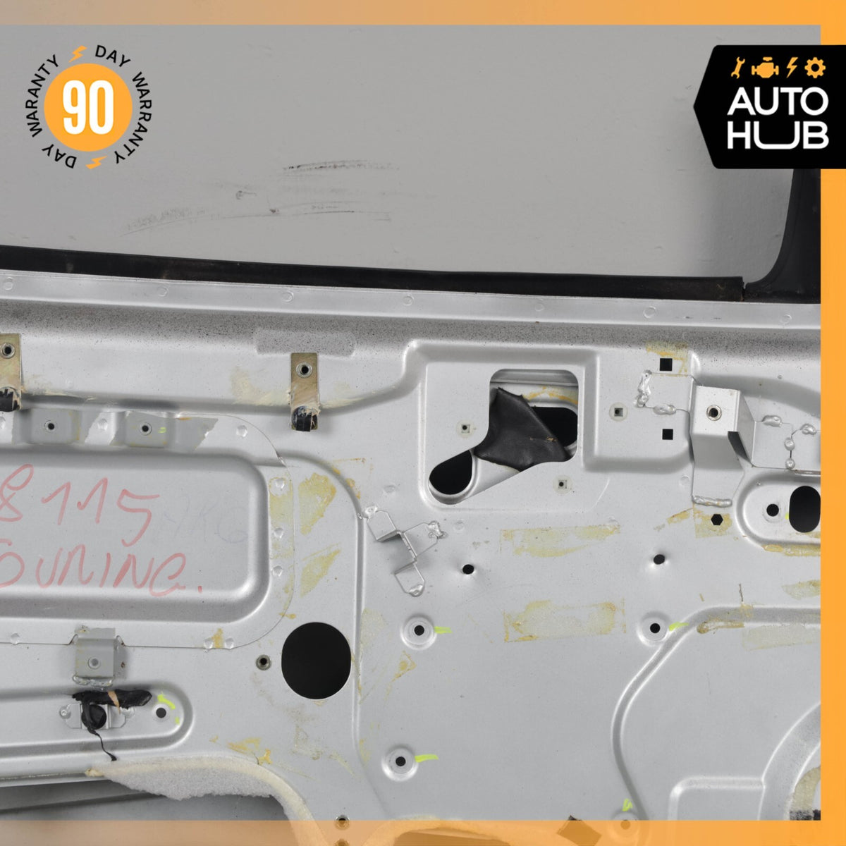 02-07 Maserati M138 Coupe 4200 GT Left Side Door Shell Frame Panel Silver OEM - photo 11