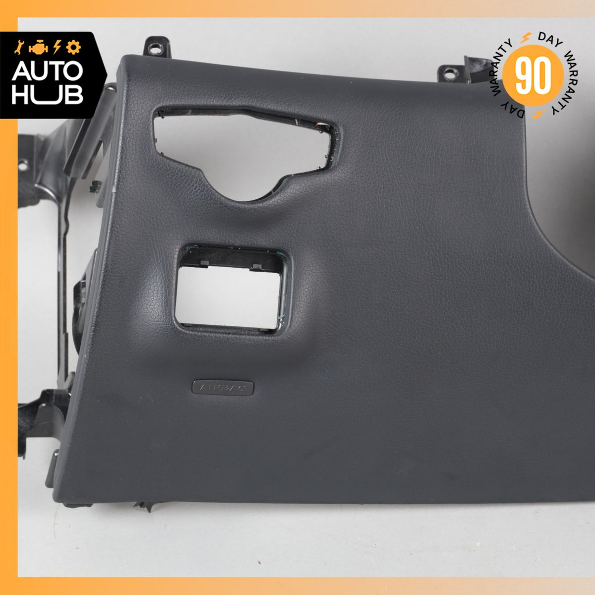 14-20 Mercedes W222 S550 Dashboard Lower Driver Knee Cover Panel Black OEM - photo 6