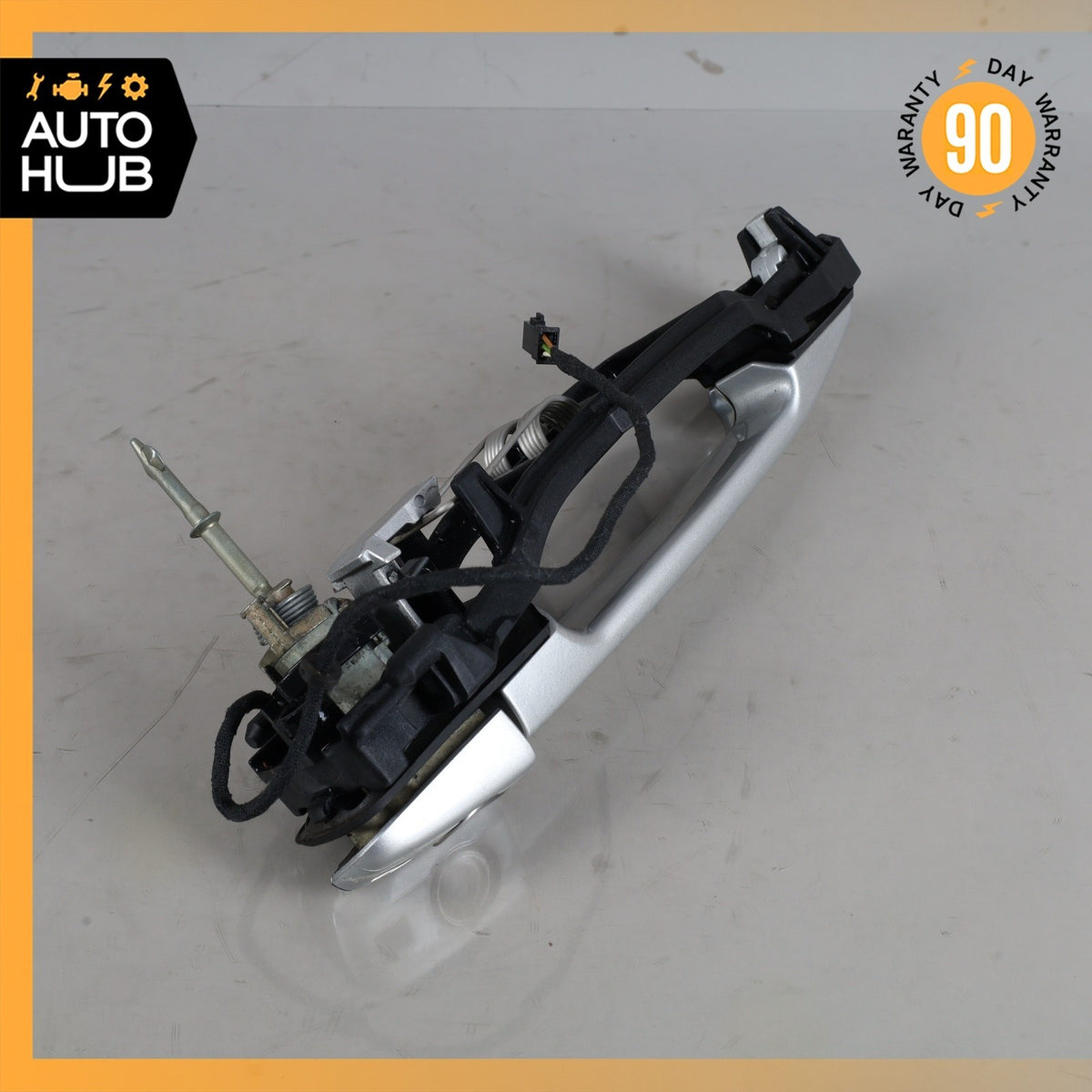 98-03 Mercedes W210 E430 E55 AMG Front Left Driver Side Door Handle Silver OEM - photo 6