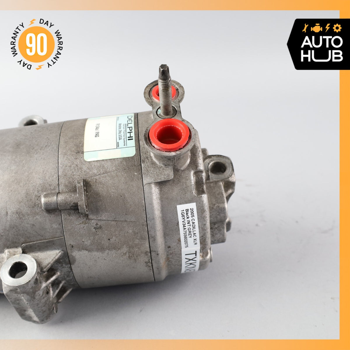 04-09 Cadillac XLR A/C Air Conditioning Compressor 10441357 OEM - photo 4
