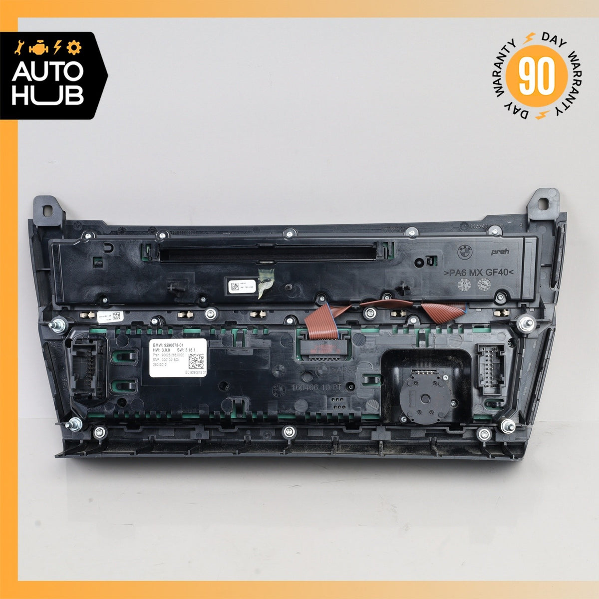 BMW F10 ActiveHybrid 5 550i AC A/C Automatic Heater Climate Control Switch OEM - photo 8