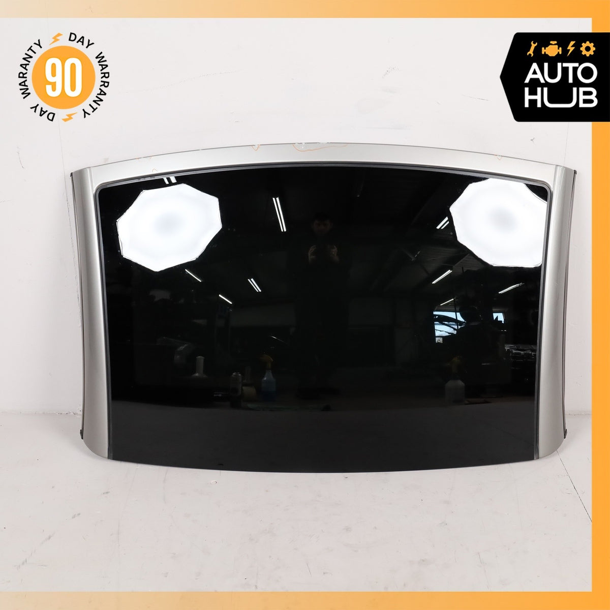 Mercedes R230 SL500 SL550 SL55 AMG Pano Panorama Roof Top Glass w/ Sun Shade OEM - photo 2