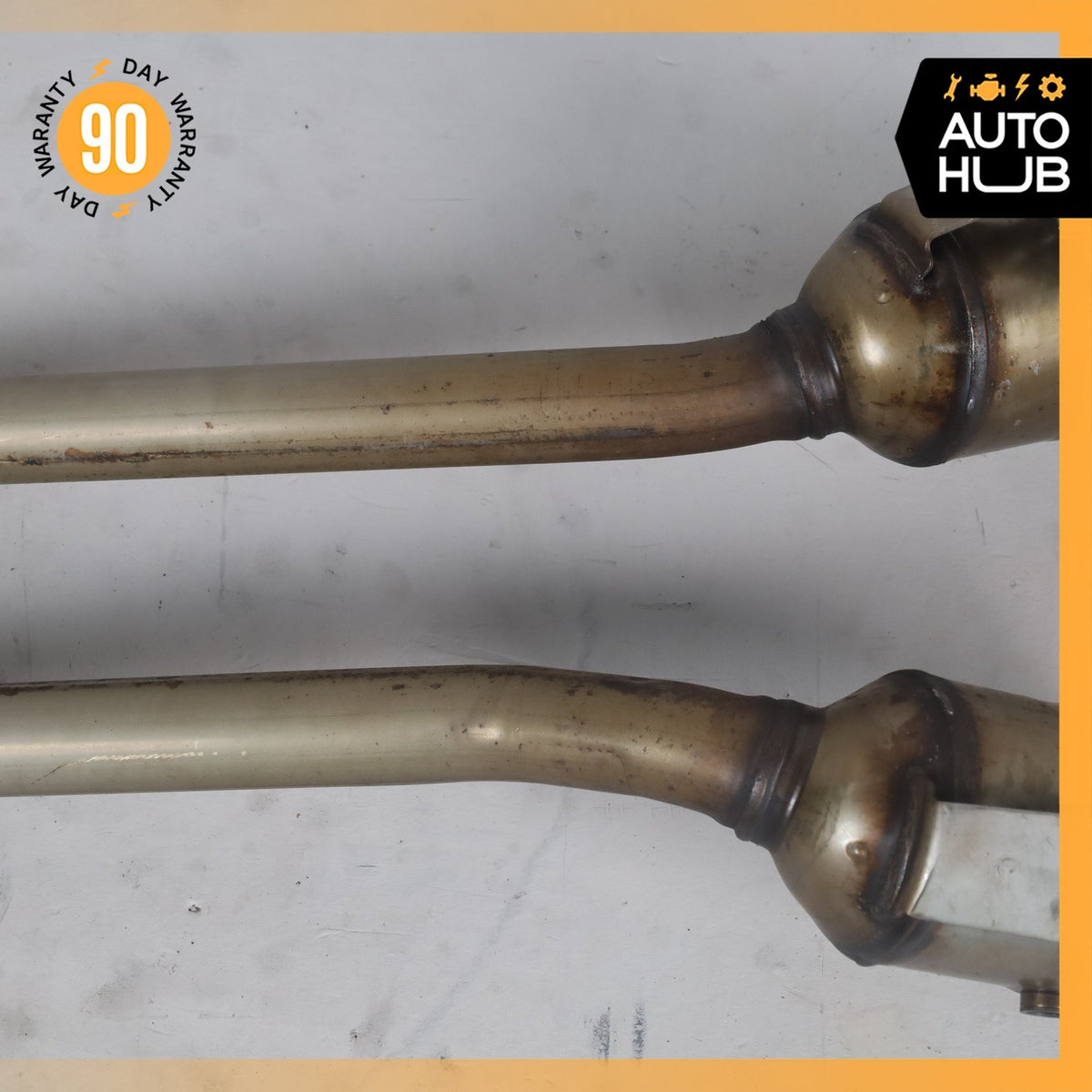 Mercedes W212 E350 RWD Engine Exhaust Downpipe 2124907636 Set OEM 48k - photo 16