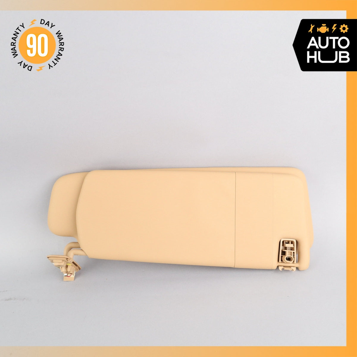 11-14 Porsche Cayenne 958 Sun Visor Sunvisor Front Left Driver Side Beige OEM - photo 4