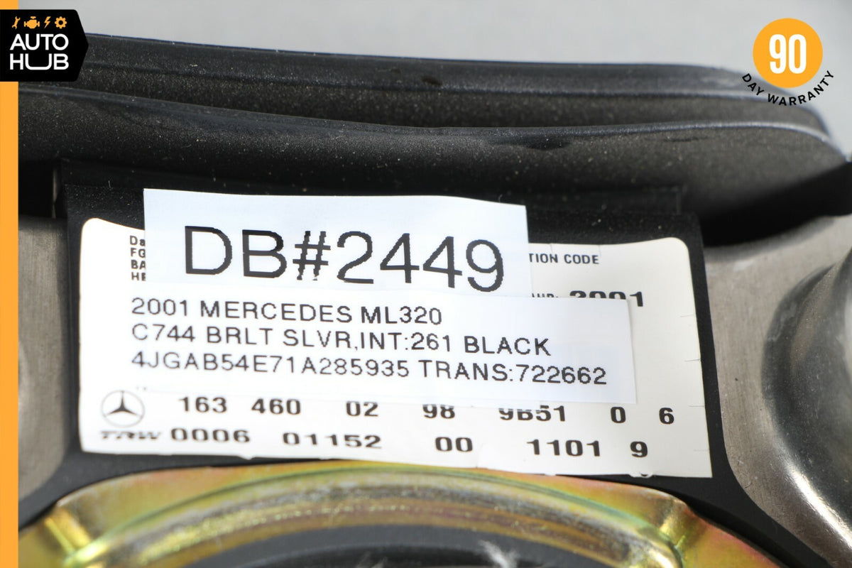 01-05 Mercedes W163 ML320 ML350 ML500 Steering Wheel Airbag Air Bag Black OEM - photo 12