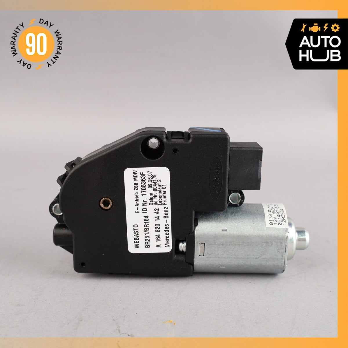 06-13 Mercedes W164 ML550 R500 Panoramic Sunroof Sun Roof Motor 1648201442 OEM - photo 2