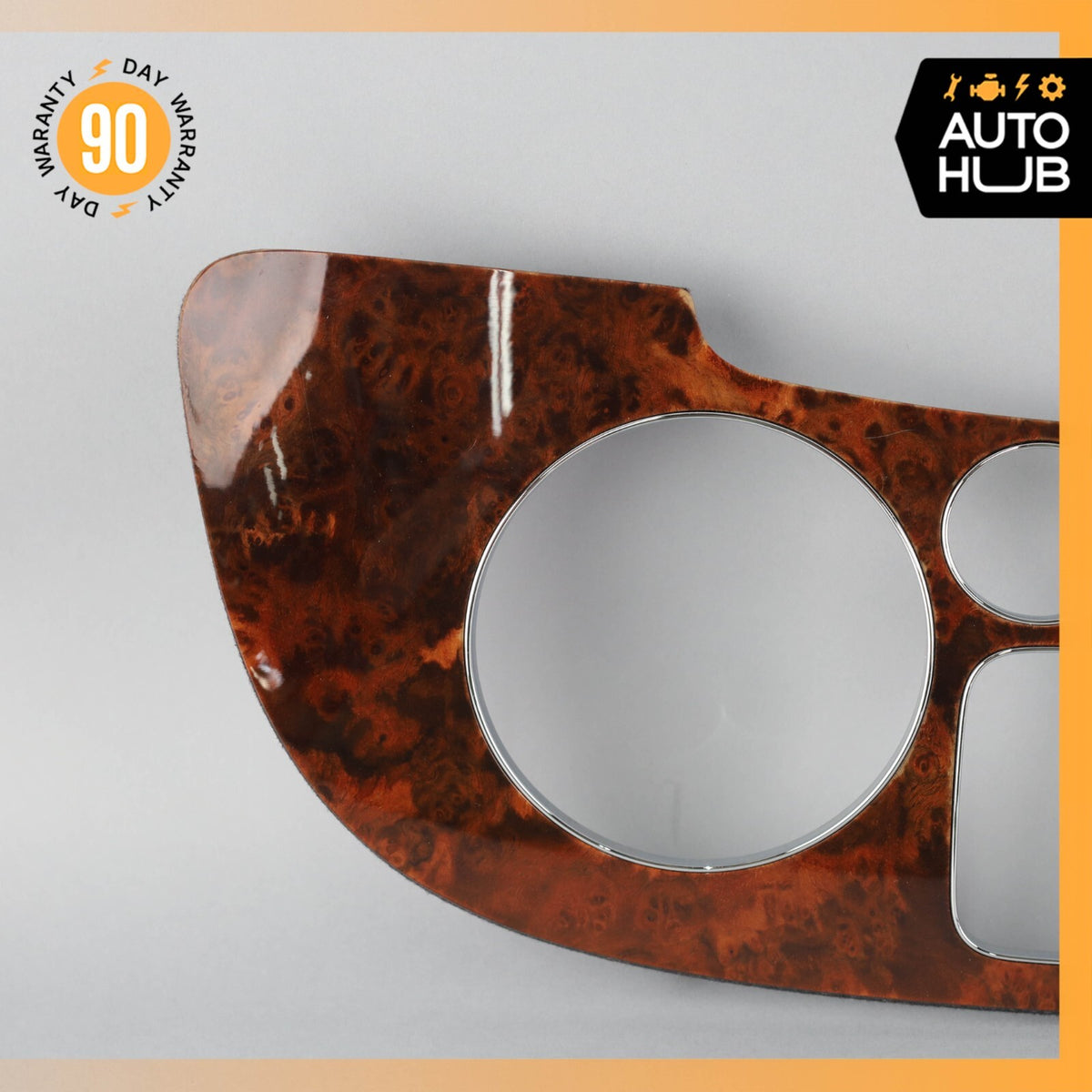 03-13 Bentley Continental GTC GT Dash Panel Speedometer Bezel Trim Wood OEM - photo 2
