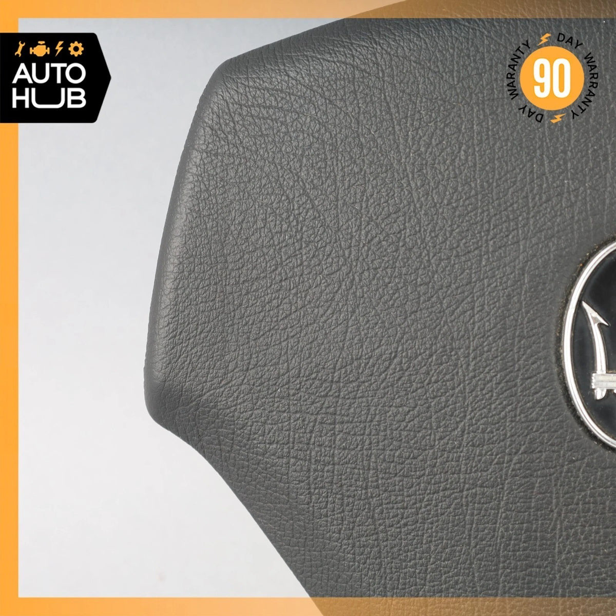 03-13 Maserati Quattroporte M139 Steering Wheel Air Bag Airbag Black OEM - photo 2