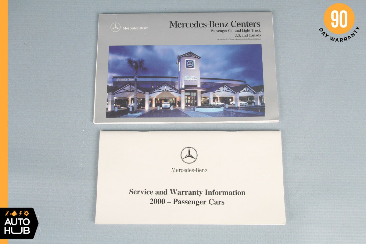 2000 Mercedes-Benz W208 CLK320 Operator's Owner's Manual Book Assembly OEM - photo 9