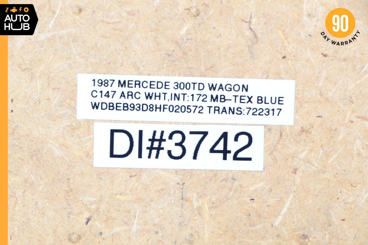 86-88 Mercedes W124 300TD Wagon Front Right Side Interior Door Panel Blue OEM - photo 12