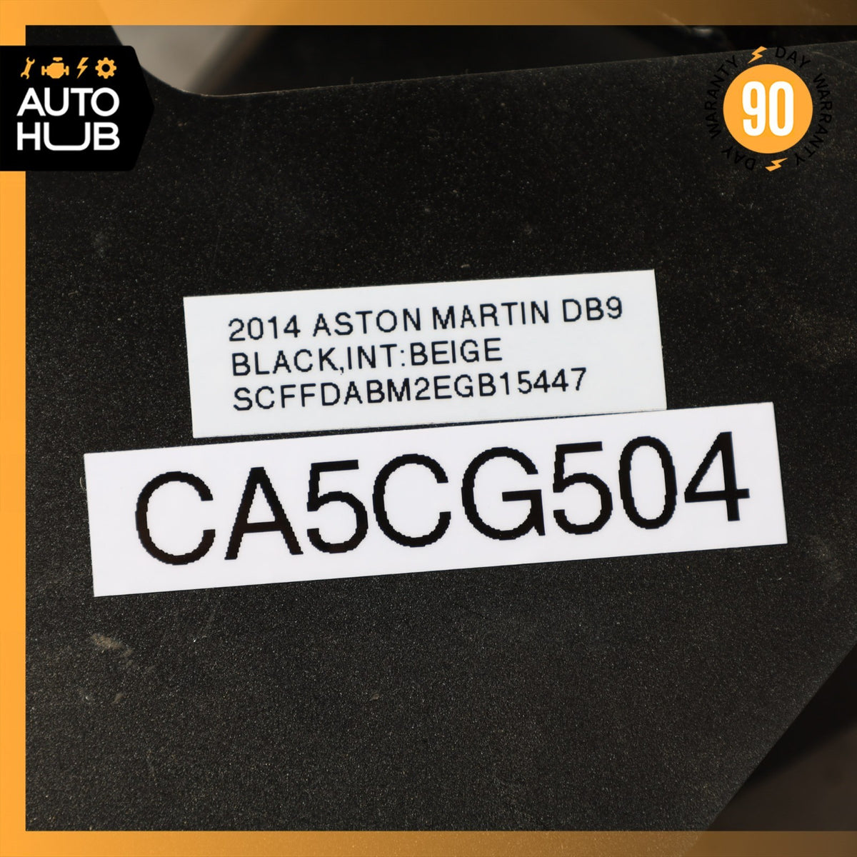 10-16 Aston Martin DB9 Volante Convertible Decklid Hinge Frame Set OEM 22k - photo 15