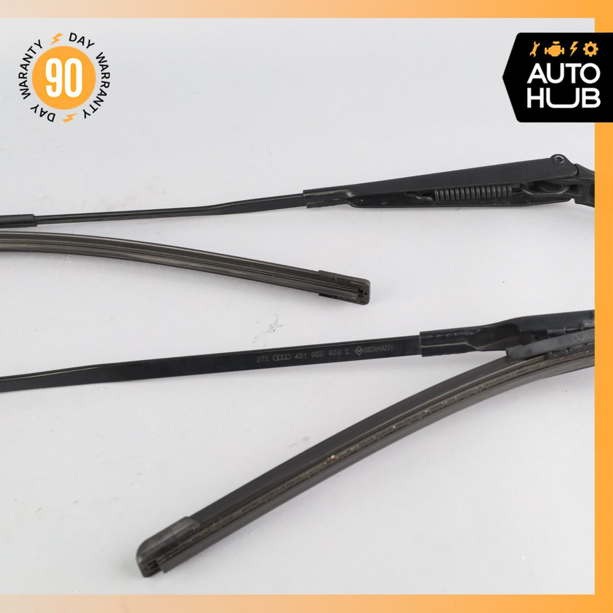 Audi C7 S6 Windshield Wiper Arm w/ Blade Set 4G1955408C OEM - photo 9