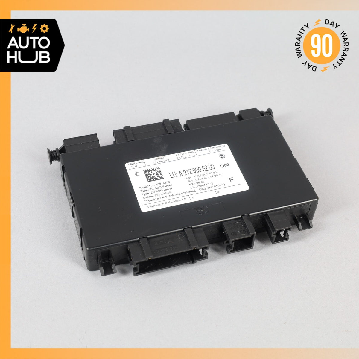 08-18 Mercedes W218 CLS550 E350 SLK250 Seat Control Module Front Left Side OEM - photo 1