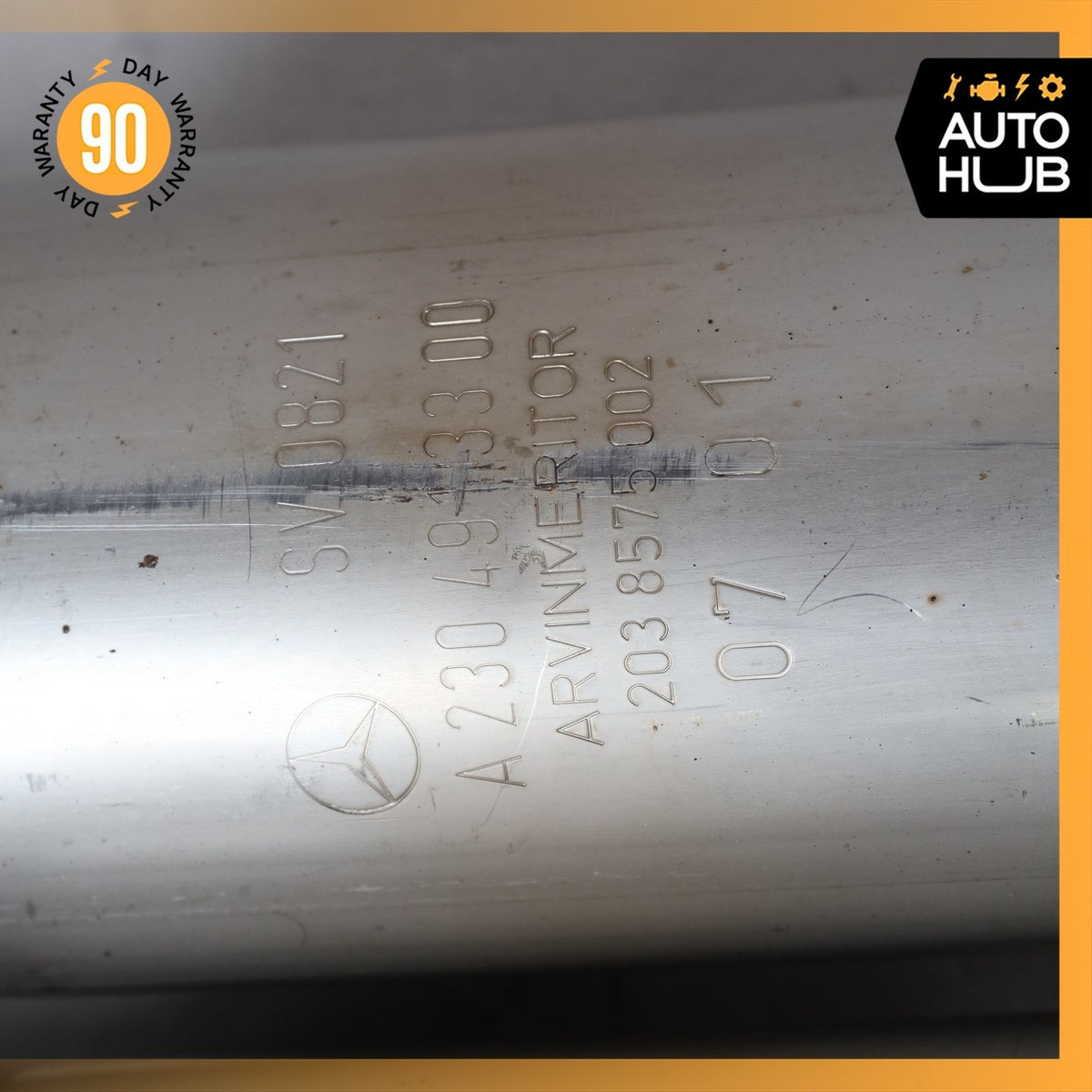 Mercedes R230 SL550 Engine Left & Right Side Exhaust Downpipe Set of 2 OEM 51k - photo 18